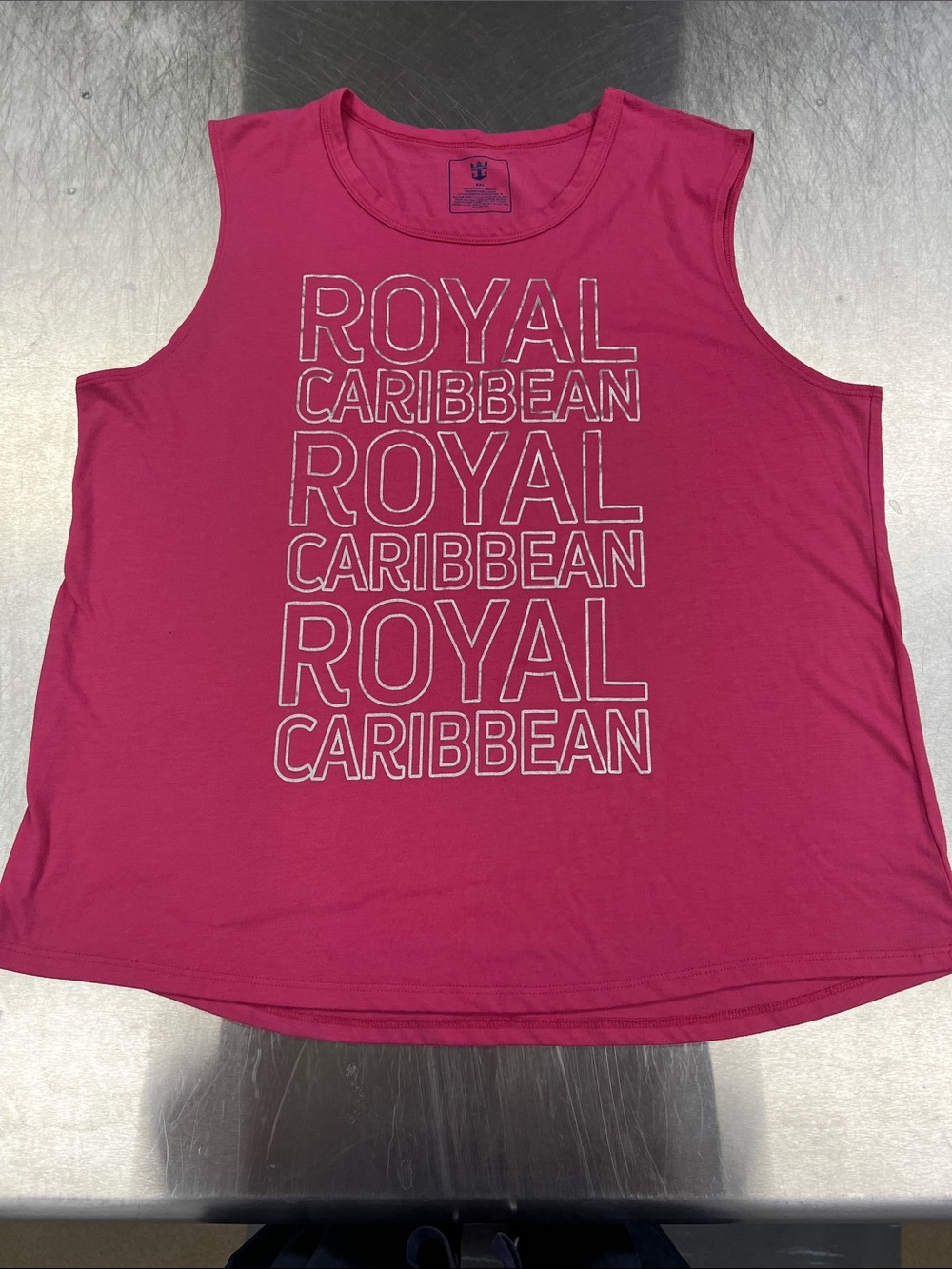 Royal Caribbean Women's Pink Sleeveless Logo Tank XXL